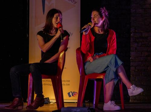 Toonmoment en karaoke avond 2019.