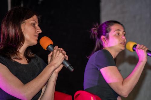 Toonmoment en karaoke avond 2019.